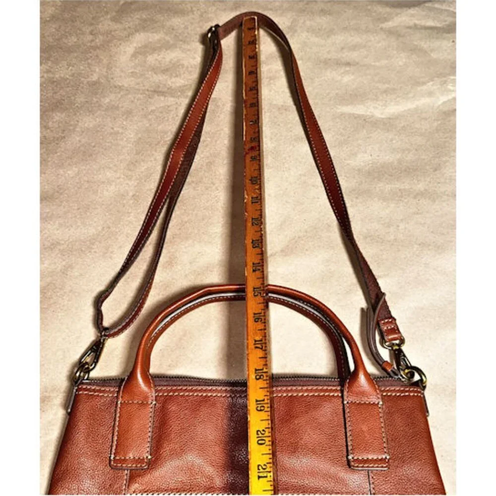 Fossil Saddle Brown Handbag - Picture 8 of 10